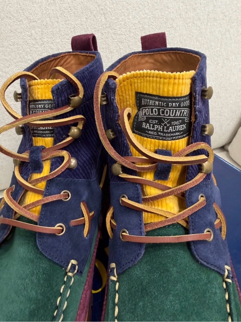 Polo Ralph Lauren Ranger Mid Colorblock Boots - Picture 9 of 9